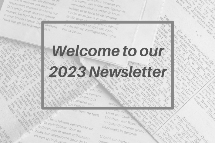 Newsletter Welcome